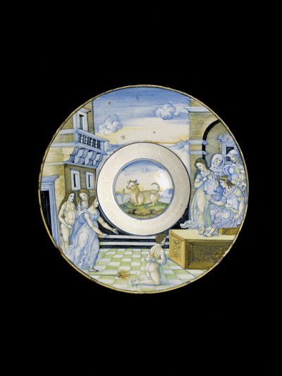 The Calumny of Apelles, 15th century by Nicola da Urbino